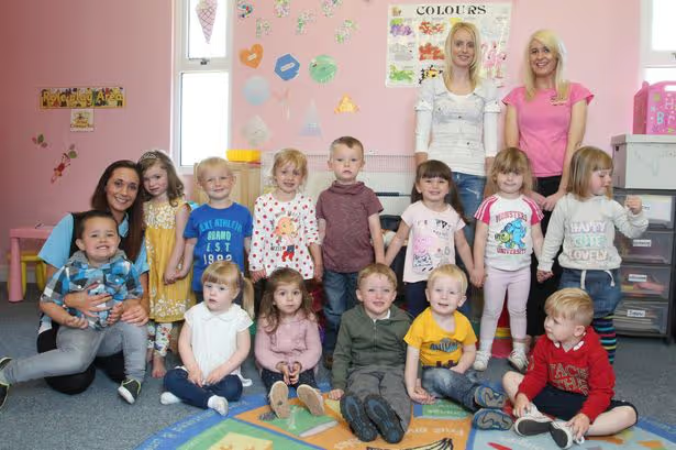 Children and staff at Little Caterpillars